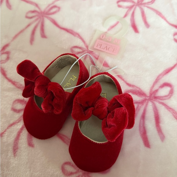 Place Other - Red Bow Baby Flats